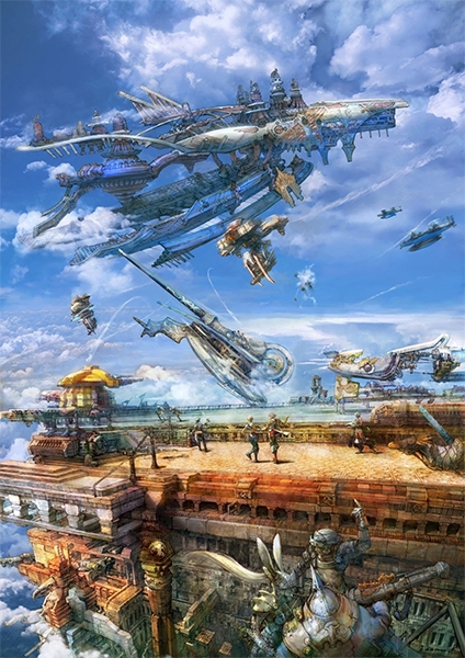  Концепт-арт Исаму Камикокурё для Final Fantasy XII 